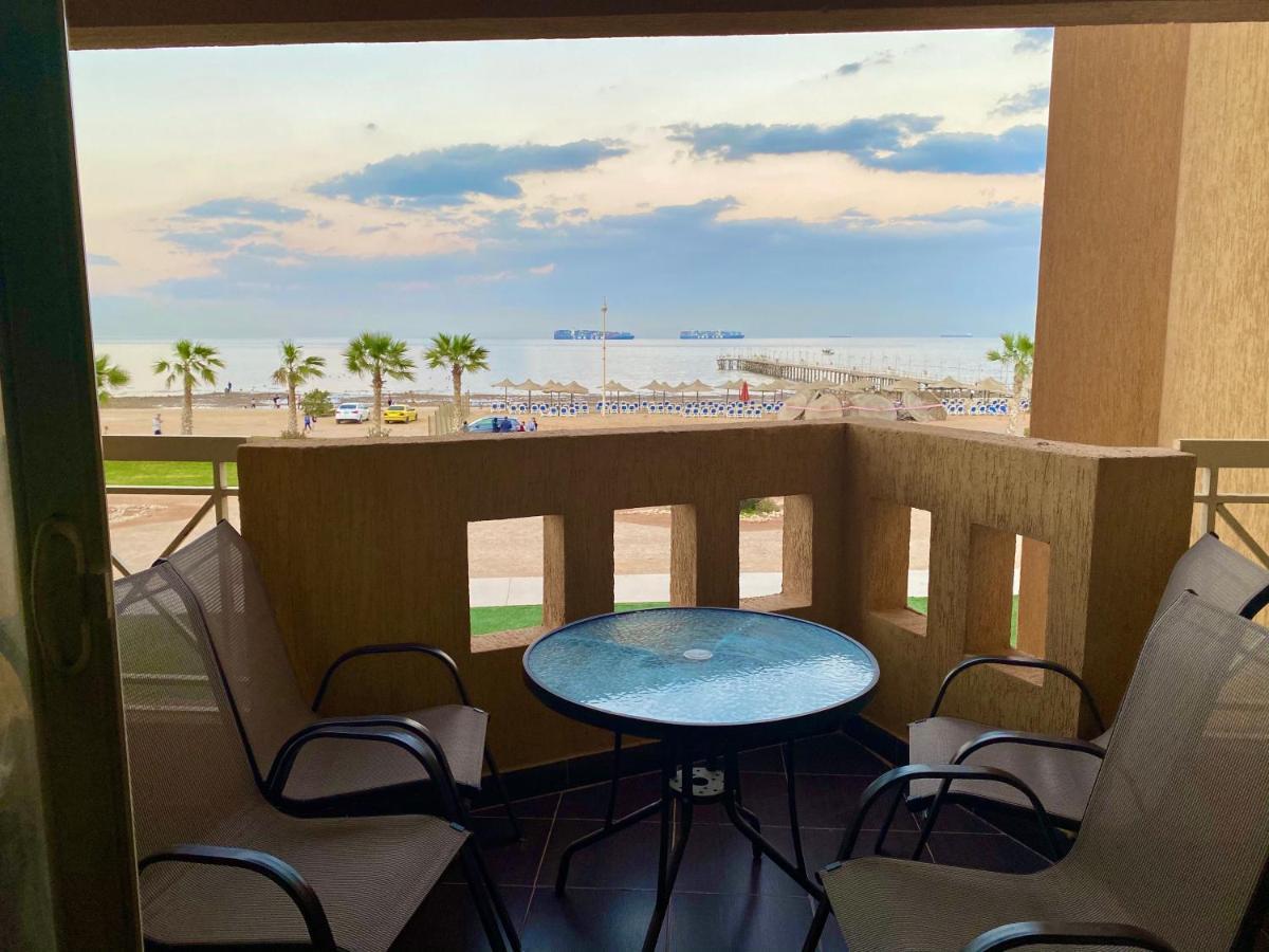 Porto South Beach Royal Sea View Families صف اول بحر مباشر Ain Suchna Exterior foto